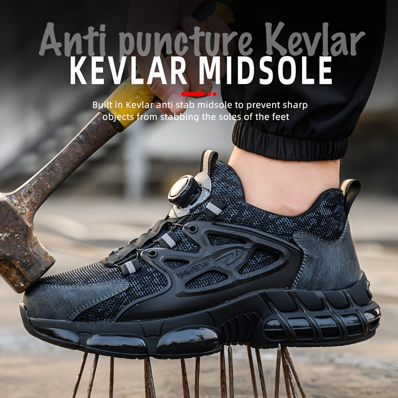 Men's Work & Safety Shoes - Puncture Resistant & Lace-Up Fit