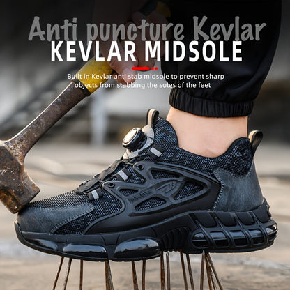 Men's Work & Safety Shoes - Puncture Resistant & Lace-Up Fit