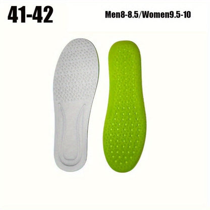 Foam Cushion Insoles 8pcs (4 Pairs) – Breathable Anti-Sweat Sports & Work Insoles for Men & Women, EU 35-46