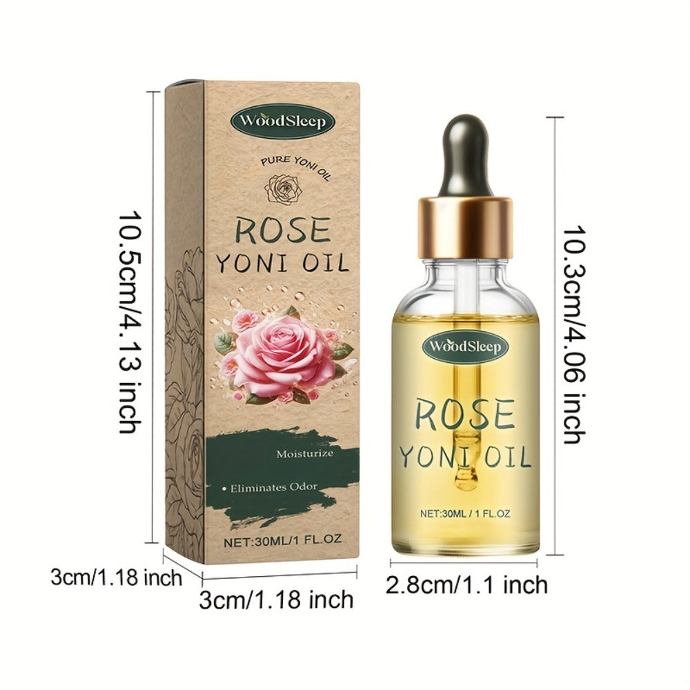 Feminine Care Oil with Rosehip Oil 30ml – Gentle Intimate Care Oil Mild Non-Irritating Formula, Effectively Neutralizes Odor & Alleviates Discomfort, Daily Private Area Body Care Oil for Women, 1oz