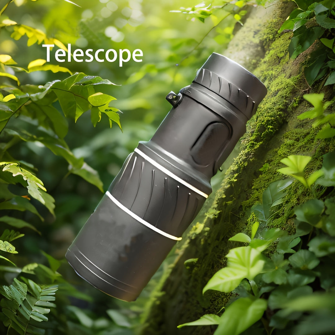 High Power Monocular Telescope with Smartphone Adapter and Tripod, BAK4 Prism HD Monocular for Bird Watching Wildlife Viewing Hiking Camping, Waterproof Compact Scope for Adults and Kids