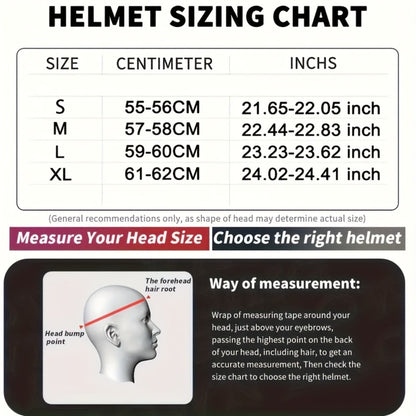 3/4 Open Face Motorcycle Helmet – Wide Field of Vision, Lightweight Shell, Multiple Graphic Styles, Easy-Clean Design, Adult S/M/L/XL
