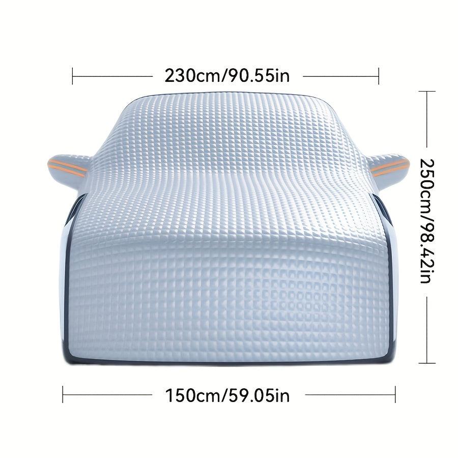 Windshield Snow Cover & Sun Shade Universal Fit – Thickened All-Season Front Window Frost Ice Guard & UV Sunshade Protector for Cars SUVs Trucks