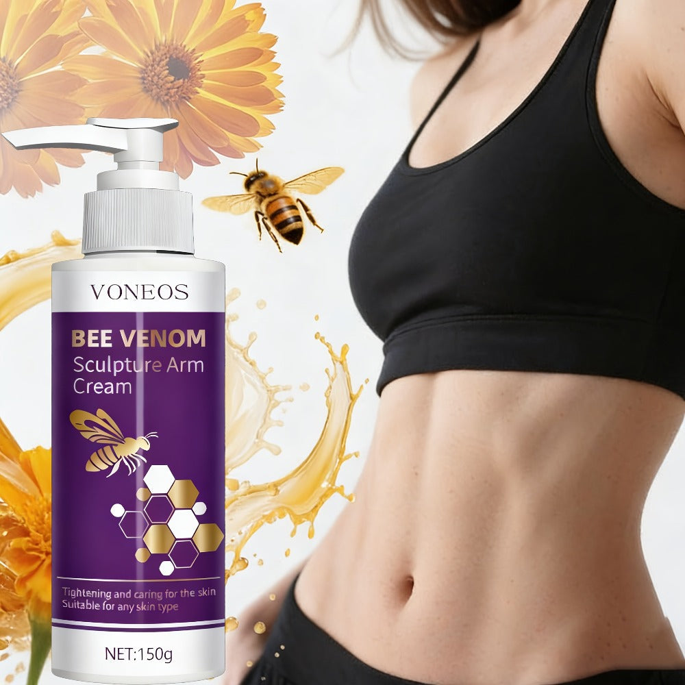 Body Firming Cream Bee Venom Sculpture Tightening Lifting — Moisturizing Anti-Sagging Anti-Aging for Arms Abdomen Thighs Buttocks Skin Elasticity Fast-Acting Women 1pc 2pcs