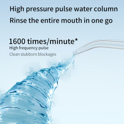 USB Rechargeable Water Flosser 3 Modes — Portable Oral Irrigator with Flosser Tips & Brush Head, Cordless Dental Water Pick for Travel, Home & Daily Gum Care, White Black Pink