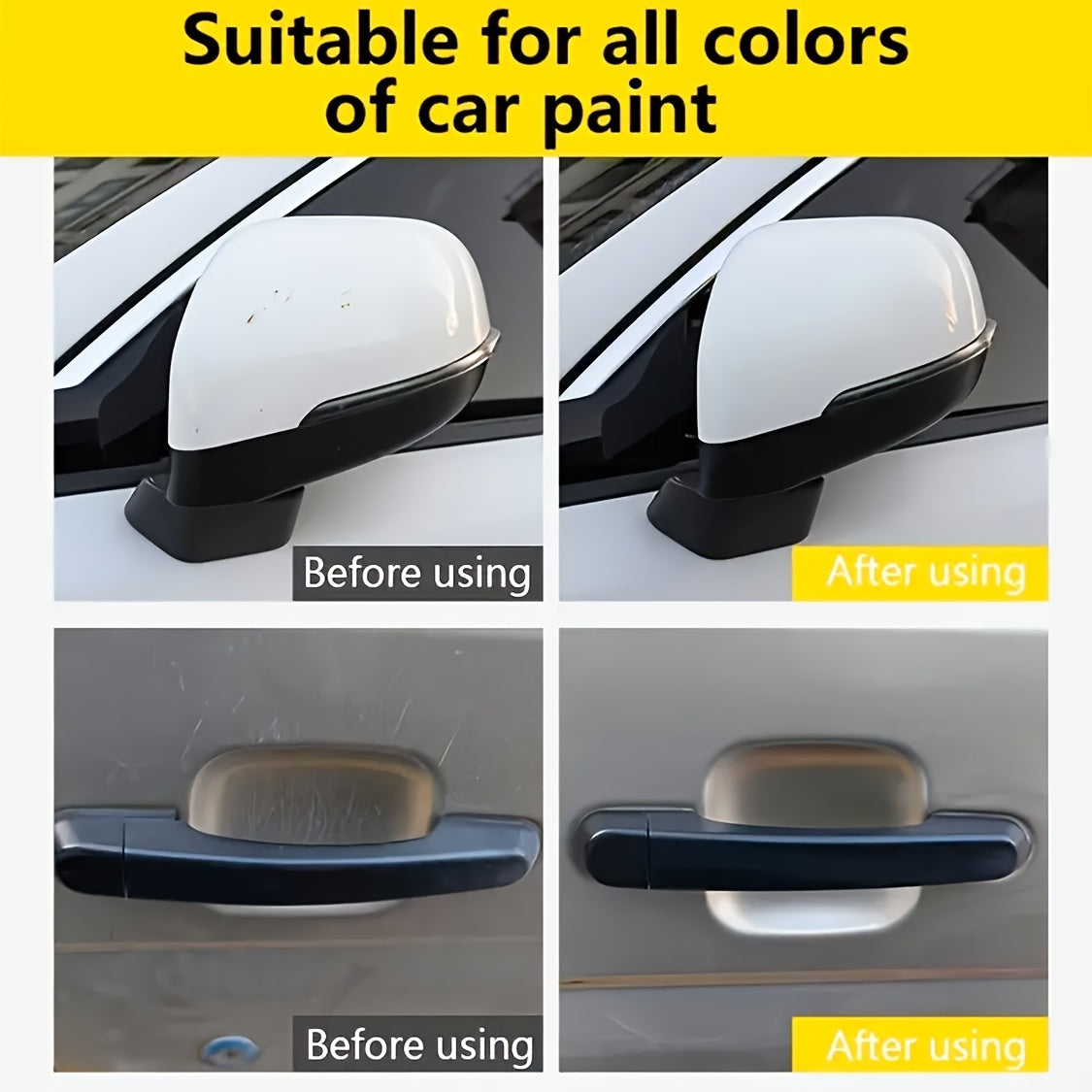 [Car Scratch Remover Kit] 150ml Car Scratch Remover Kit - Scratch Eraser for Repairing Surface Blemishes, Car Care