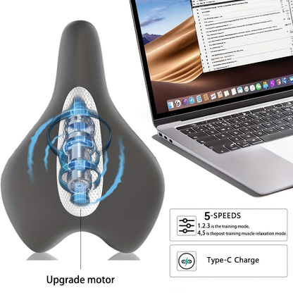 Pelvic Floor Muscle Trainer Cushion – Electric EMS Massager for Pelvic Floor Exercise & Muscle Relaxation – Unisex Rehabilitation Home Fitness Equipment for Men & Women
