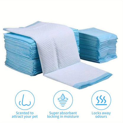 Dog Pee Pads Extra Large & 6X Thicker – Super Absorbent Puppy Training Pads, Quick-Dry & Leak-Proof, Odor Control, for Home & Camping, 50 / 100 / 200 Pads (23.62" or 28x34 Inch)