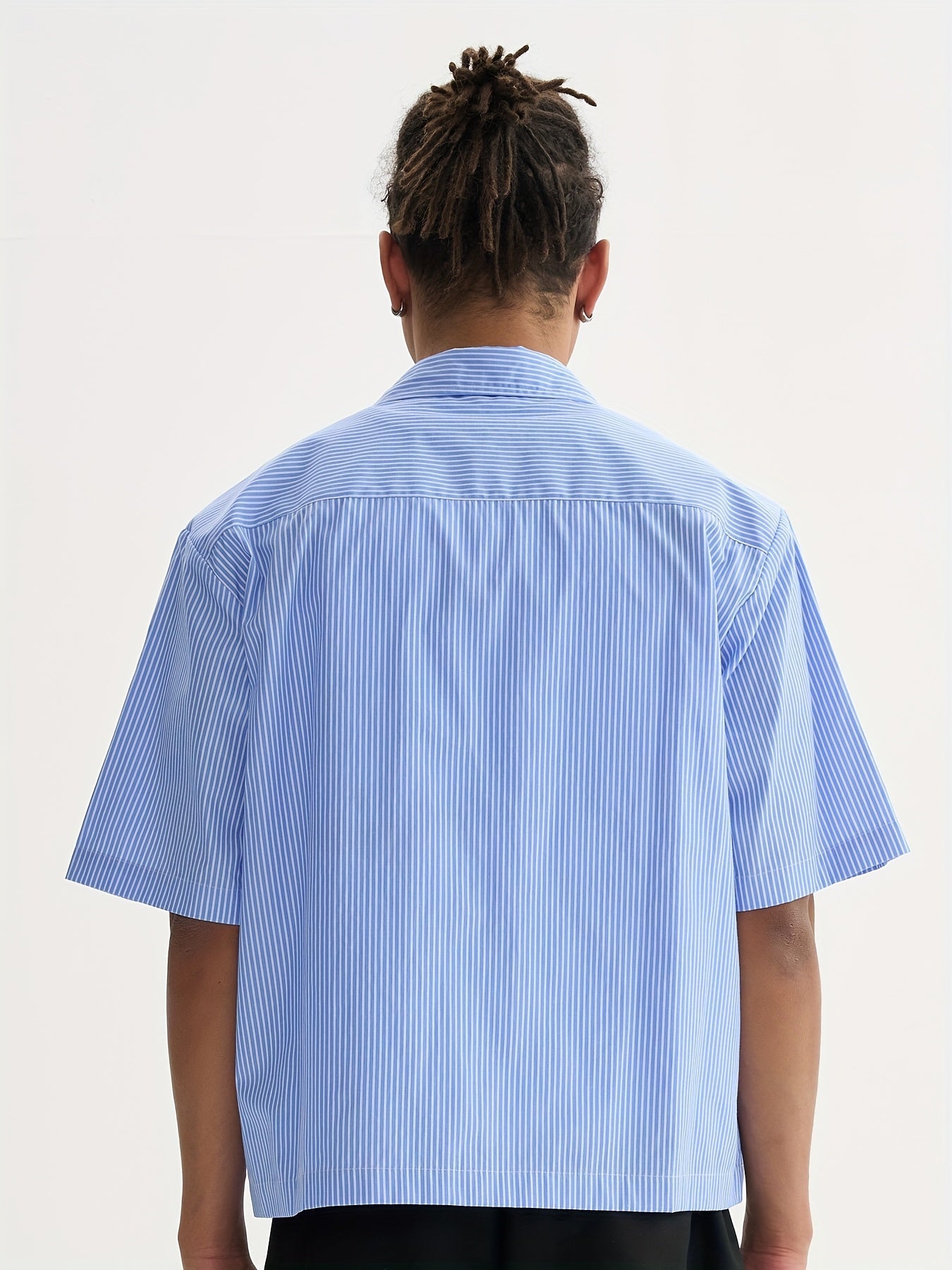 Unisex's Striped Shirt - Short Sleeve 997797