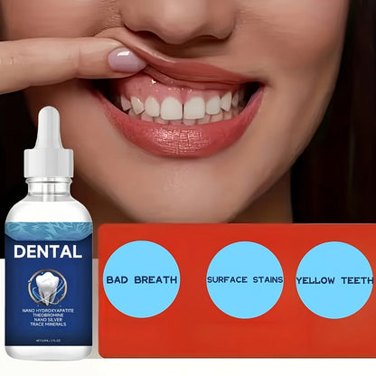 Oral Care Drops with Hydroxyapatite – True Tooth Care Solution for Cavity Protection, Enamel Strengthening & Sensitive Teeth, Daily Gum Health & Fresh Breath Formula, 2.03oz – Ideal Gift