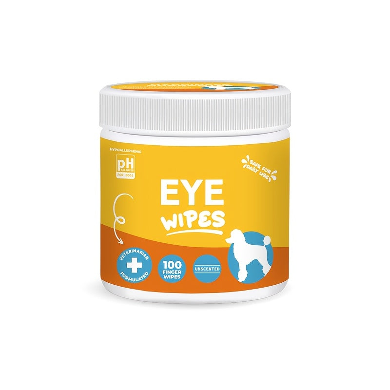 Pet Cleaning Wipes for Dogs & Cats - Ear Wipes Eye Wipes Dental Wipes Teeth Cleaning Kit, Soothing Deodorizing Itch Relief Coconut Scent, Gentle Daily Hygiene Wipes for All Breed Sizes