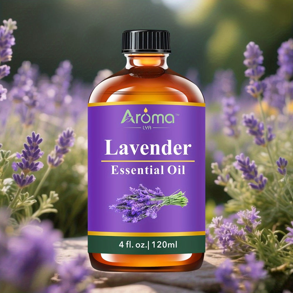 Lavender Essential Oil 4oz – Pure Aromatherapy Oil for Diffuser, Candle, Humidifier & Massage | Also in Eucalyptus, Frankincense, Peppermint, Lemon & More