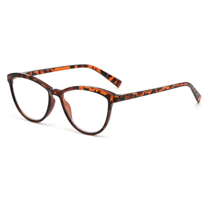 Reading Glasses for Women 6 Pack Cat Eye Anti Blue Light – Flower Wrapped Design, Spring Hinges, Lightweight Anti-Glare Frames in Various Colors for Computer Reading, Parties, Travel and Gifts