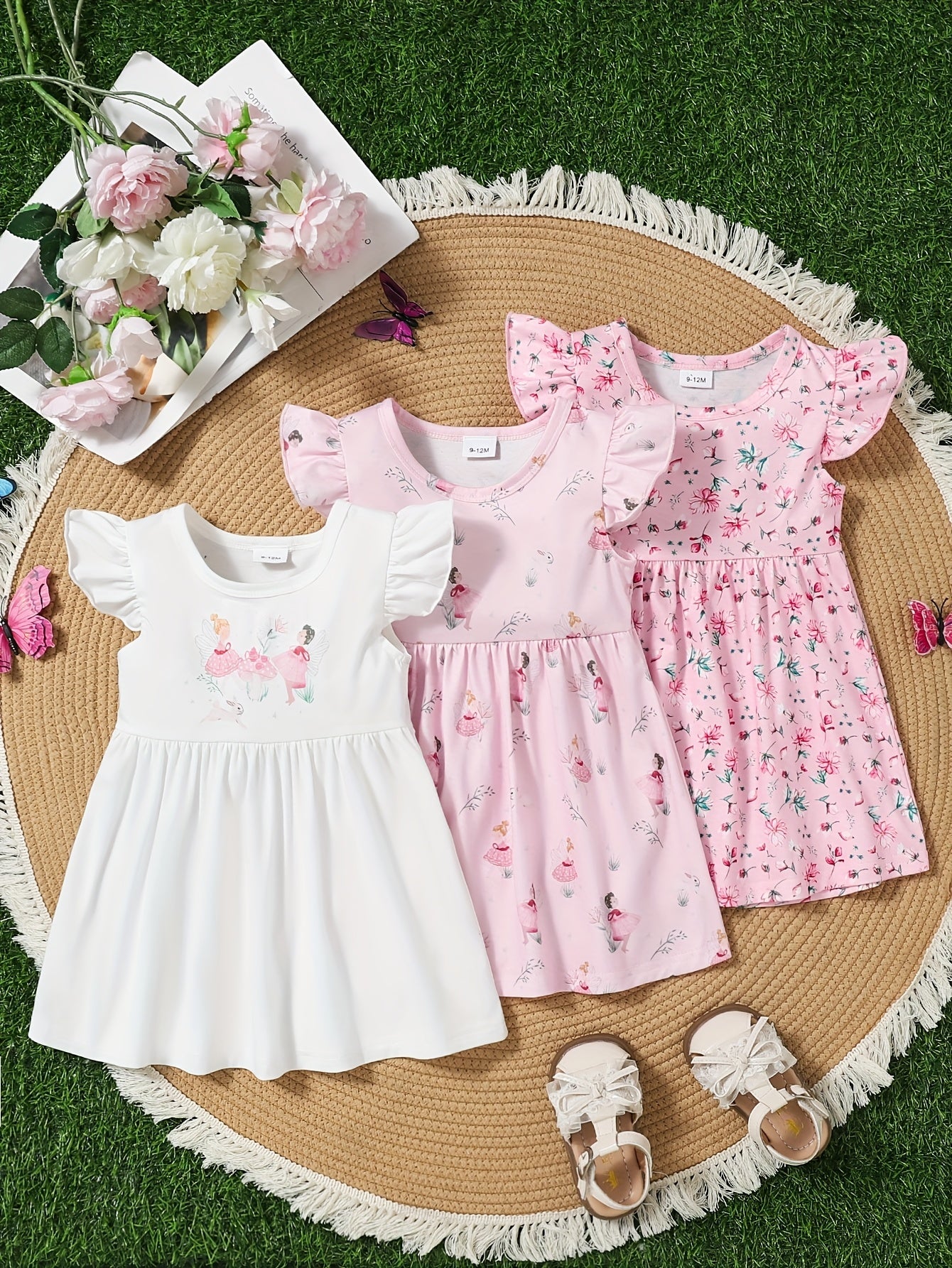 Baby Girl Dress Set - Coordinated Outfit 032357