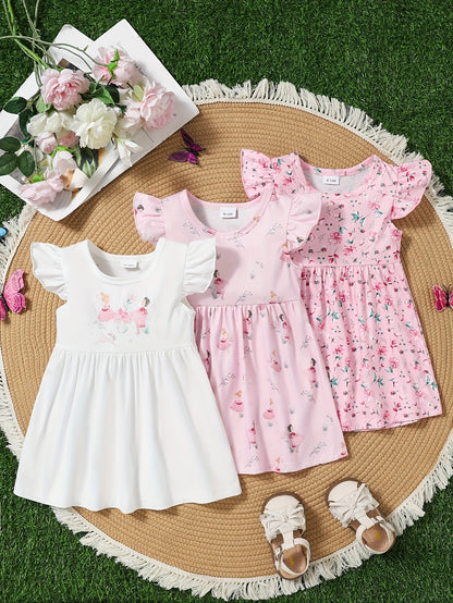 Baby Girl Dress Set - Coordinated Outfit 032357