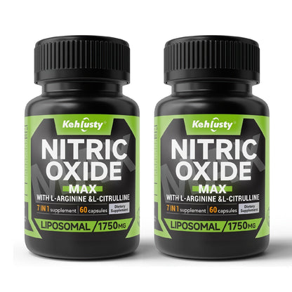 L-Arginine & L-Citrulline Supplement 7-in-1 with Maca Root, Beetroot & Nitric Oxide Booster - Stamina, Blood Flow & Pre-Workout Energy for Men & Women - Stimulant-Free Daily Performance Formula