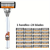 1 handle + 24 blades