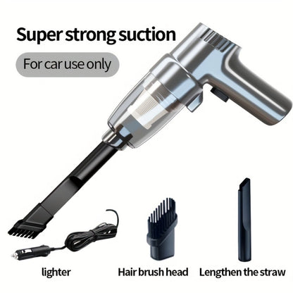 Handheld Car Vacuum Cleaner Corded - 3KPA Powerful Suction, 3M Power Cord, Lightweight Portable Auto Vacuum for Cars Trucks & Home, Single-Point Exhaust, No Battery Needed, 5 Colors