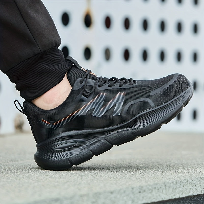 Men's Athletic Shoes - Non-Slip Sole Lace-Up for Outdoor & Travel