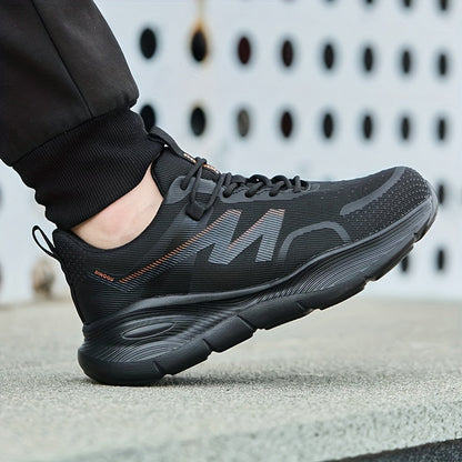 Men's Athletic Shoes - Non-Slip Sole Lace-Up for Outdoor & Travel