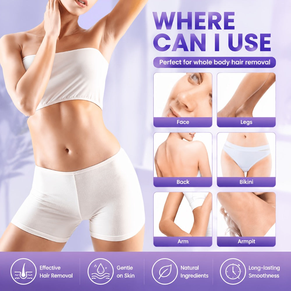 Hard Wax Beads for Hair Removal Full Body 1000g/2000g — Professional Waxing Kit with 20 Applicator Sticks, Low Melting Point Beginner-Friendly Depilatory Wax for Sensitive Skin, Unisex Women & Men