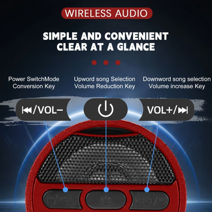 Motorcycle Bluetooth Stereo Speaker System with Built-In Amplifier – 3" Handlebar Mount Speakers, MP3 & USB, 12V, 20W×2 for ATV, Dirt Bike & Cruiser, Waterproof Radio Antenna, Black / Silver