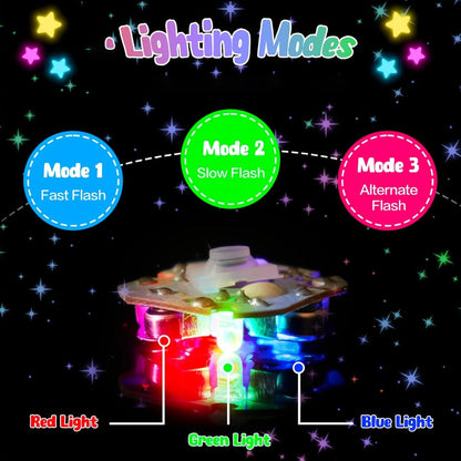 LED Fidget Spinner Wristbands Bulk Pack – Light Up Glow Wristbands for Kids Glow Party Favors, Birthday Goodie Bag Stuffers, Classroom Prizes for Boys & Girls (12 or 30 Pack)