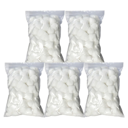 Cotton Balls 500 Count Super Jumbo Soft 100% Absorbent Premium Unscented - Makeup Removal Toner Skincare Nail Care Wound Cleaning for Sensitive Skin All Skin Types Pack of 5