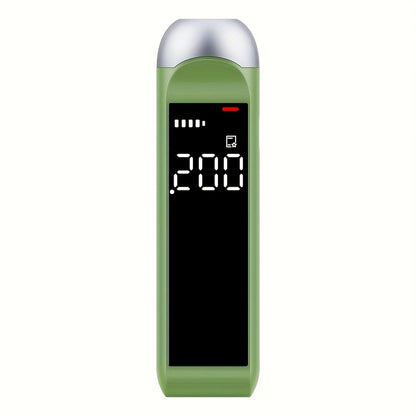 Rechargeable Breathalyzer Alcohol Tester – Professional Digital Breath Alcohol Detector, Portable Personal Breathalyzer with LCD Display, Available in Green, Black & Pink