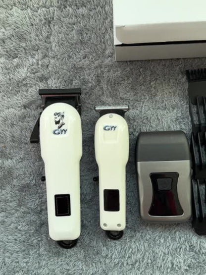 Hair Grooming Kit for Men - Electric Hair Clipper Set with Digital LCD Display, USB Rechargeable, Professional Barbershop Quality for Home Use, Holiday Father's Day Valentine's Day Gift