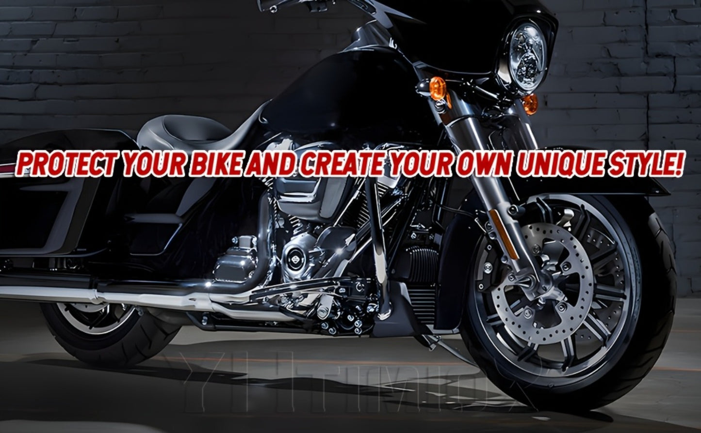 CNC Spike Motorcycle Front Axle Nut Covers Caps 3.6" – Fits Harley Touring Street Glide Road King Electra Glide Tri Glide 2008-Later, Black & Silvery