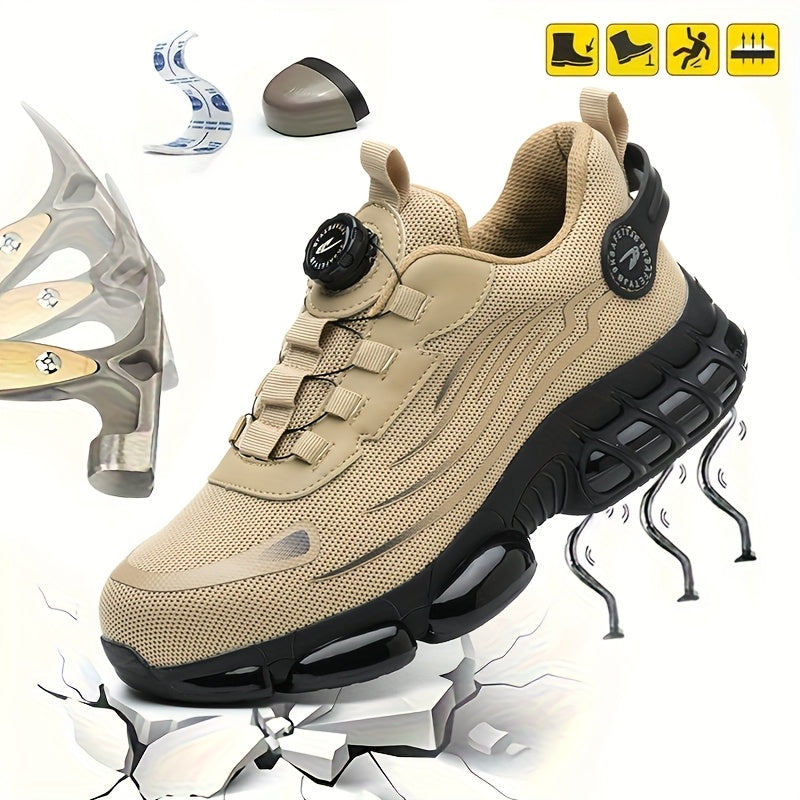 Men's Work & Safety Shoes - Puncture Resistant & Breathable Comfort