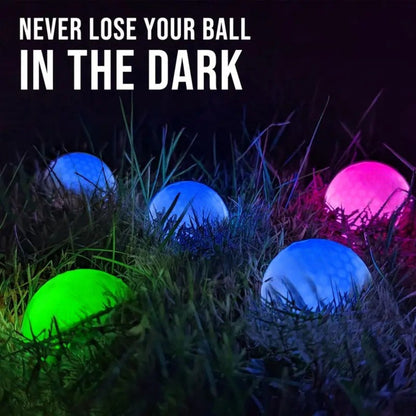 LED Golf Balls Glow in the Dark – Ultra-Bright 3-LED Night Golf Balls with 8-Min Reset Timer & Mesh Bag, 3 or 6 Pack | Best Night Golf Gift for Men Women Teens Beginners