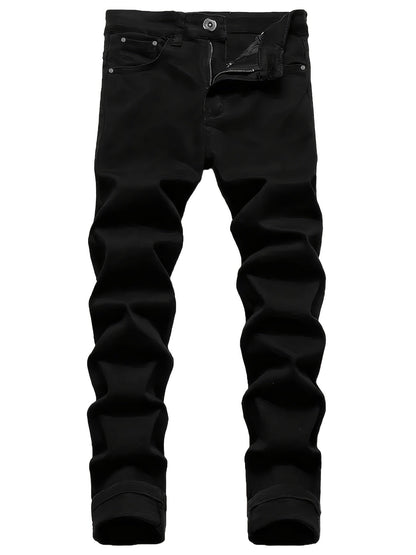Men's Slim Fit Jeans - Classic Wash Clean Finish Everyday 483045
