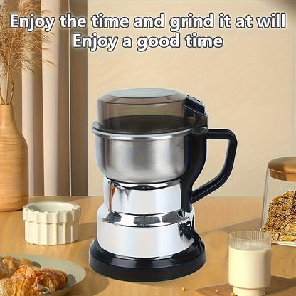 Electric Grain Grinder Mill – High-Speed Spice Coffee Herb Grinding Machine with Powerful Motor, Compact Design for Home Kitchen Use, 1 or 2 Piece Set Available