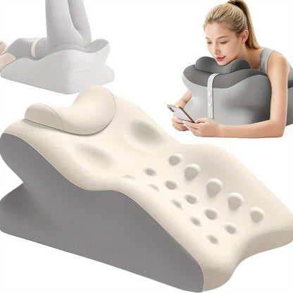 Memory Foam Cervical Support Pillow – Ergonomic Side & Back Sleeper Pillow with Breathable Cover | Multi-Functional Neck & Lumbar Support Bed Pillow, Perfect Gift