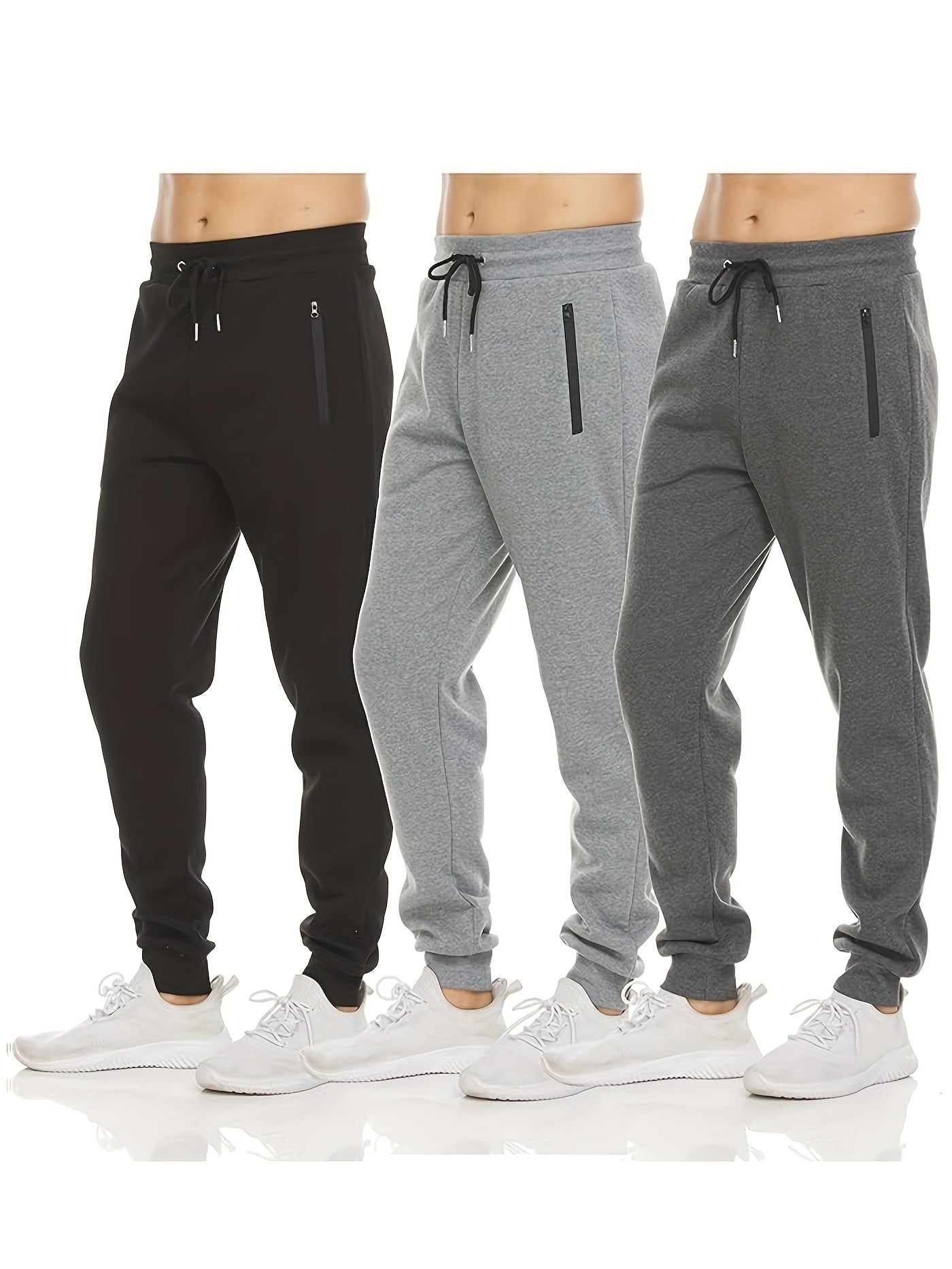 Men's Jogger Pants - Fleece Lined With Pockets