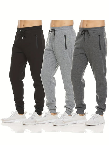 Men's Jogger Pants - Fleece Lined With Pockets