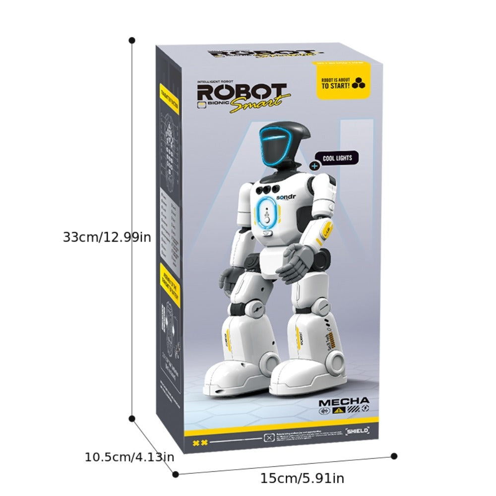 Smart Humanoid Robot Toy with Gesture Sensor & Voice Recorder – Advanced Pose-Controlled Joints, Smart Remote Control, Interactive STEM Robot for Kids Teens & Adults, Birthday Christmas Gift