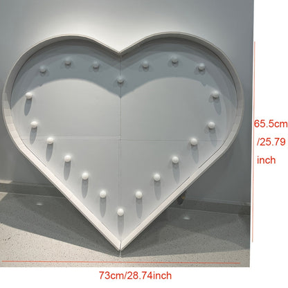 Giant LED Number Light 28.7 Inch Warm White – Illuminated Number Balloon Frame for Birthday Anniversary Graduation Party, PS Foam Board Digit Stand Photo Backdrop Decoration