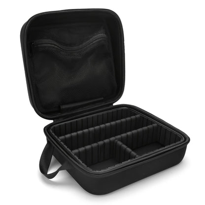Hard Shell Barber Case Portable – Hair Clipper Trimmer Beauty Tools Organizer Travel Storage Bag Barbershop Styling Kit Carrying Case for Professional & Home Grooming