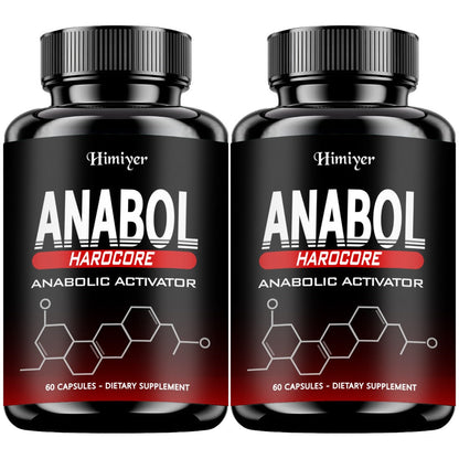 Anabol Hardcore Anabolic Activator for Men — Advanced Energy, Strength & Muscle Performance Formula with 6-Keto-Diosgenin & Hecogenin | Daily Wellness Support | 60 Capsules | 1-3 Bottle Options