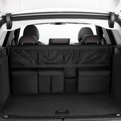 Car Trunk Organizer Bag - High Capacity Oxford Cloth Rear Seat Storage with Adjustable Dividers & Storage Pockets, Universal Fit for Cars, SUVs & Trucks