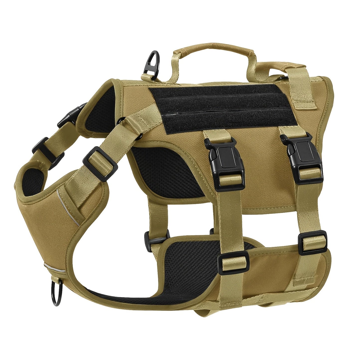 Escape Proof Dog Harness Soft Padded Full Body Vest – Reflective Adjustable No-Pull Harness with Lift Handle & Leash Clip for Large Dogs, S–XL, 6 Colors