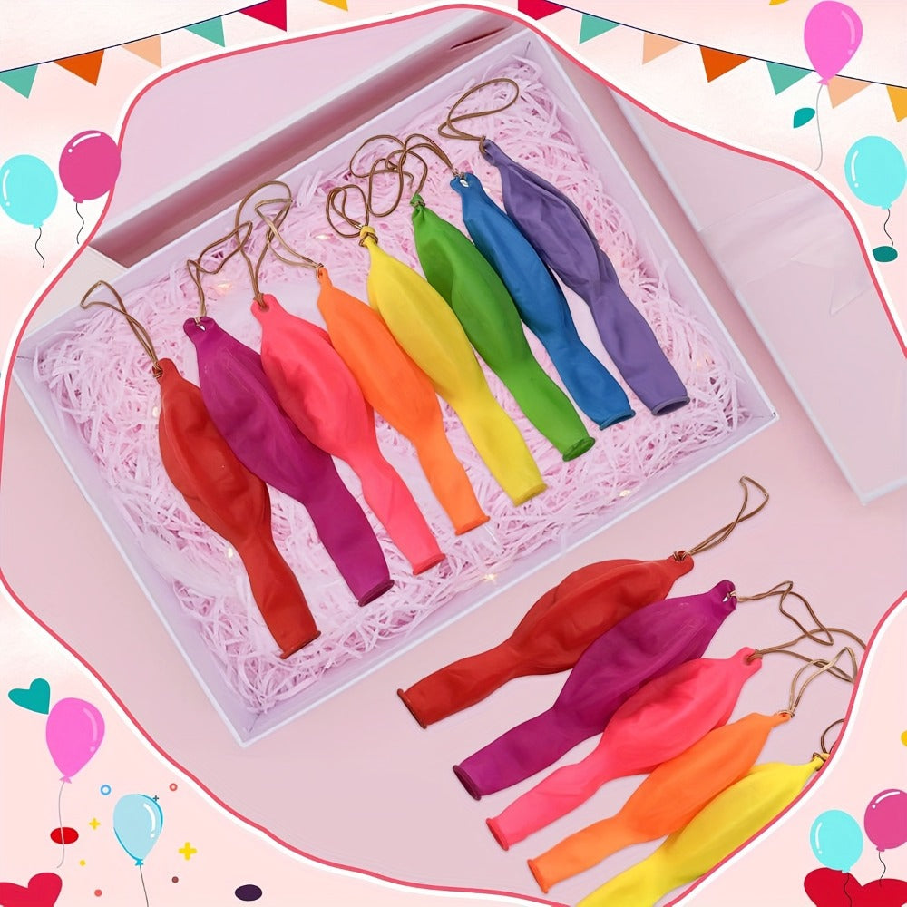 Punch Balloons for Kids 48 Pack – Neon Bouncing Balloons with Elastic Rubber Band for Birthday Party Favors, Carnival Prizes, Goody Bag Stuffers, Halloween & Easter Basket Fillers