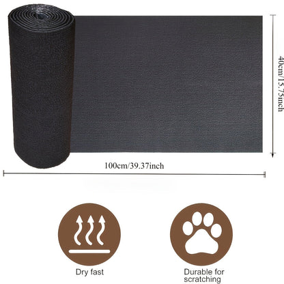 Cat Scratch Pad Self-Adhesive - Durable Cat Scratching Board for Sofa and Wall Protection, Anti-Scratch Furniture Protector Sticker for Indoor Cats, Long-Lasting Sisal Texture, Available in Dark Gray, Black, Light Grey