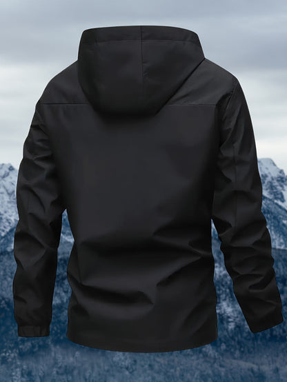 Men's Windproof Zip-Up Coat Everyday 381