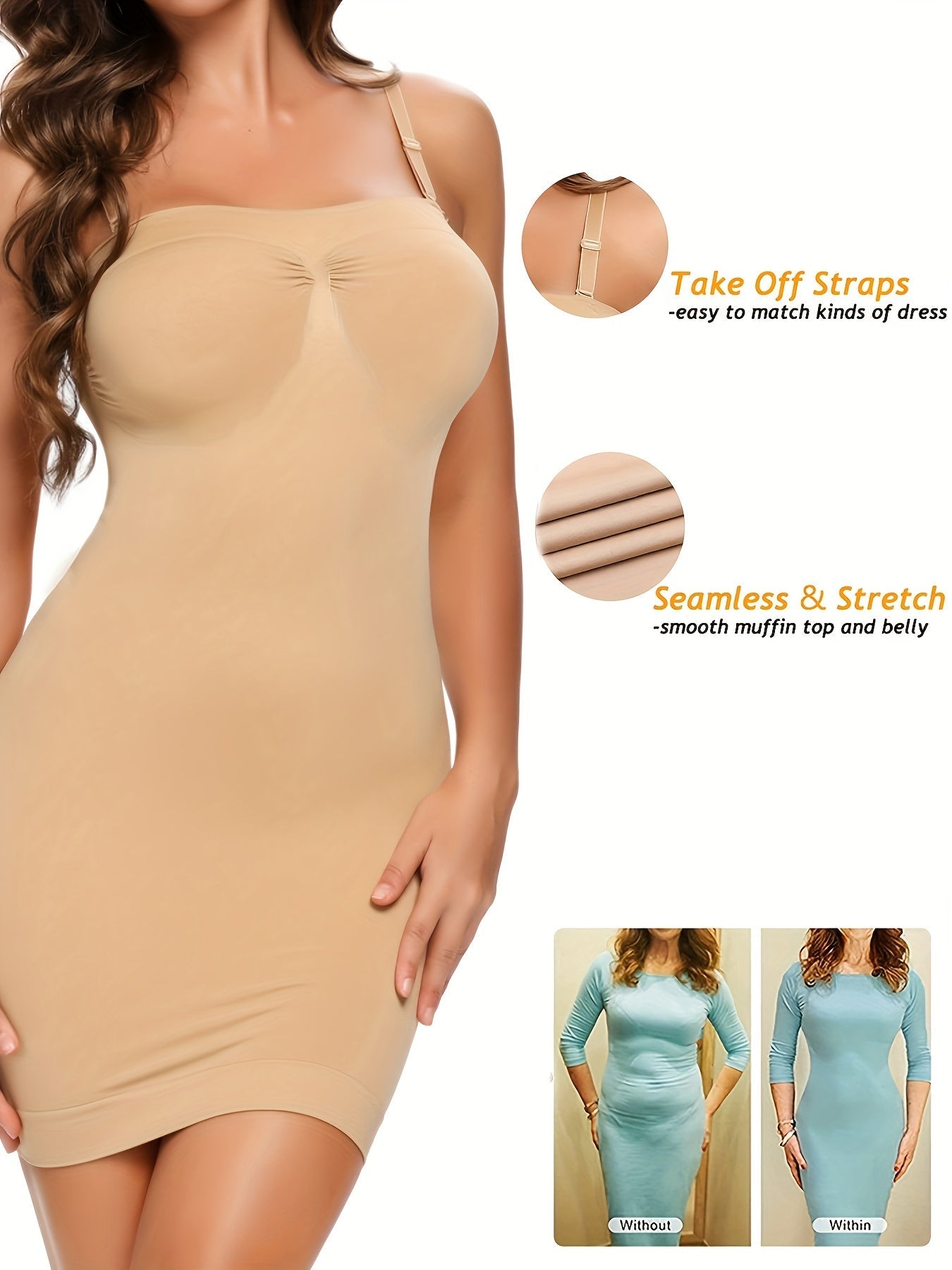 Women's Shapewear Slip - Smoothing Comfort 553637
