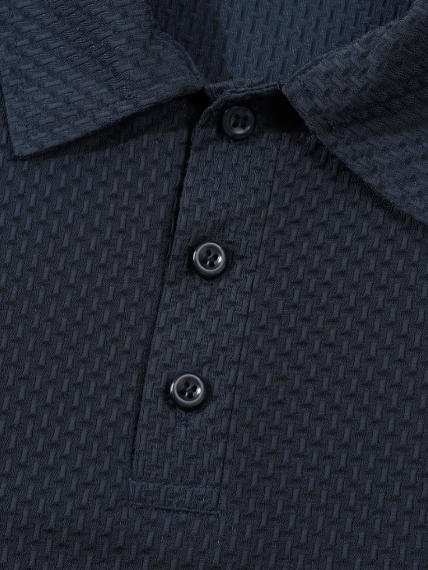 Men's Solid Color Shirt - Short Sleeve 770021