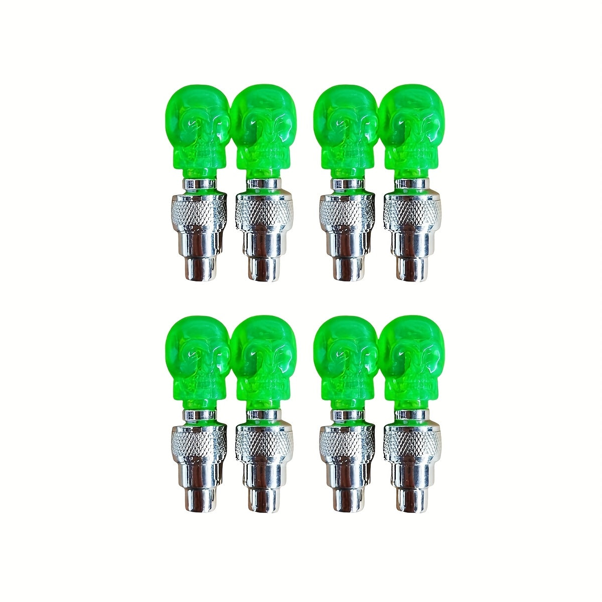 LED Breathing Light Tire Valve Caps – Running Horse & Wind Fire Wheel Light Effect for Car & Motorcycle Wheels